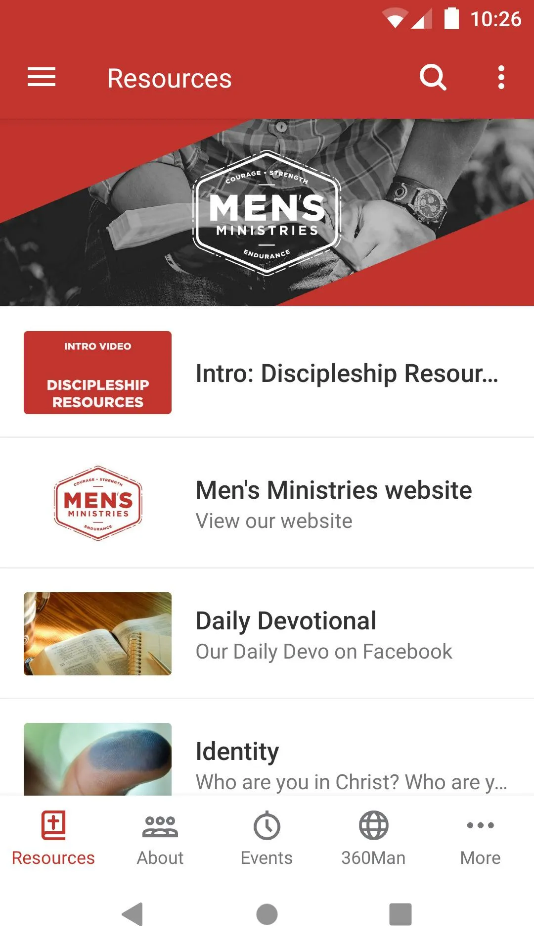 Mens Ministries | Indus Appstore | Screenshot