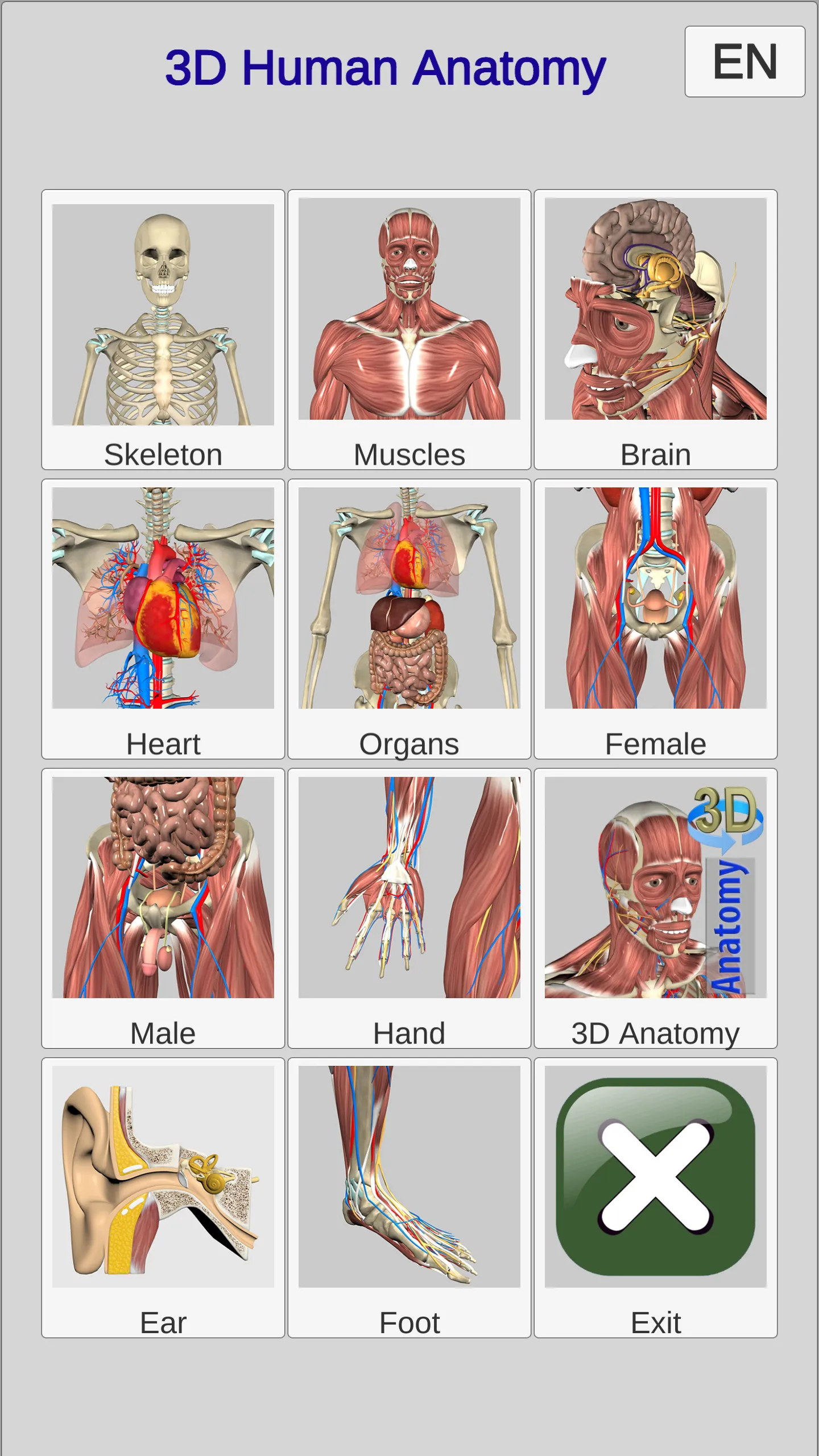 3D Bones and Organs (Anatomy) | Indus Appstore | Screenshot