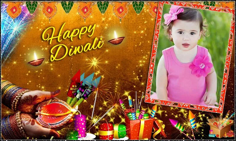 Diwali Photo Frames | Indus Appstore | Screenshot