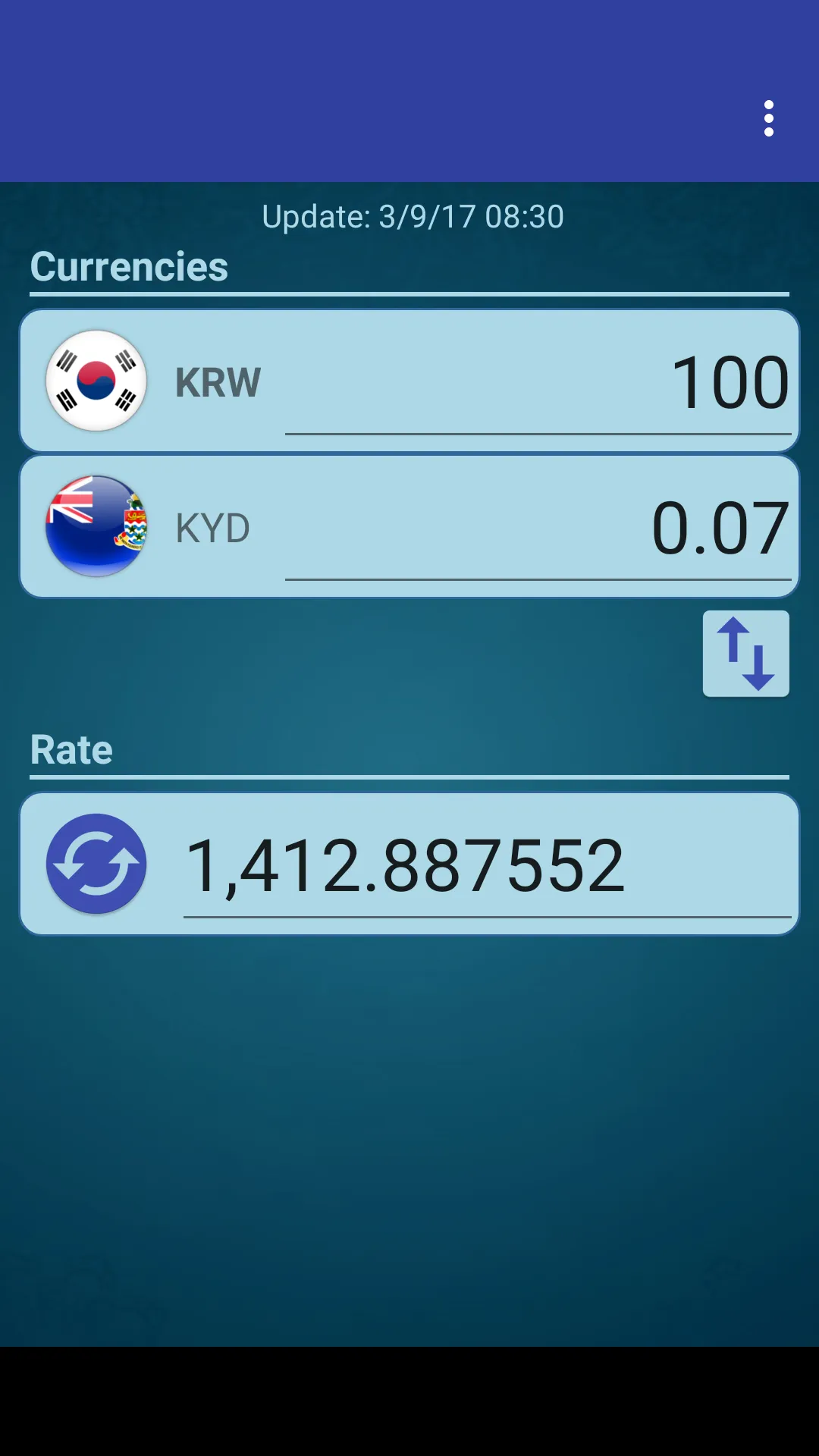 KRW Won x Cayman Isl. Dollar | Indus Appstore | Screenshot