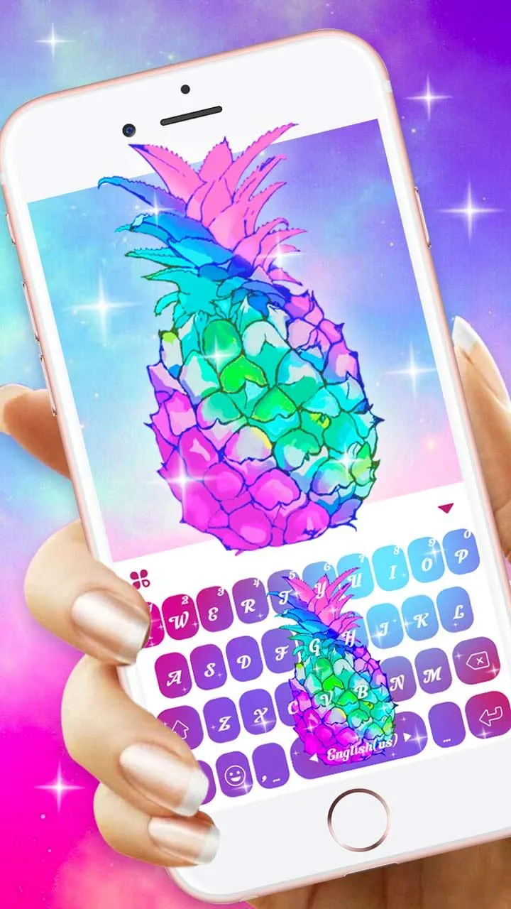 Galaxy Pineapple Theme | Indus Appstore | Screenshot