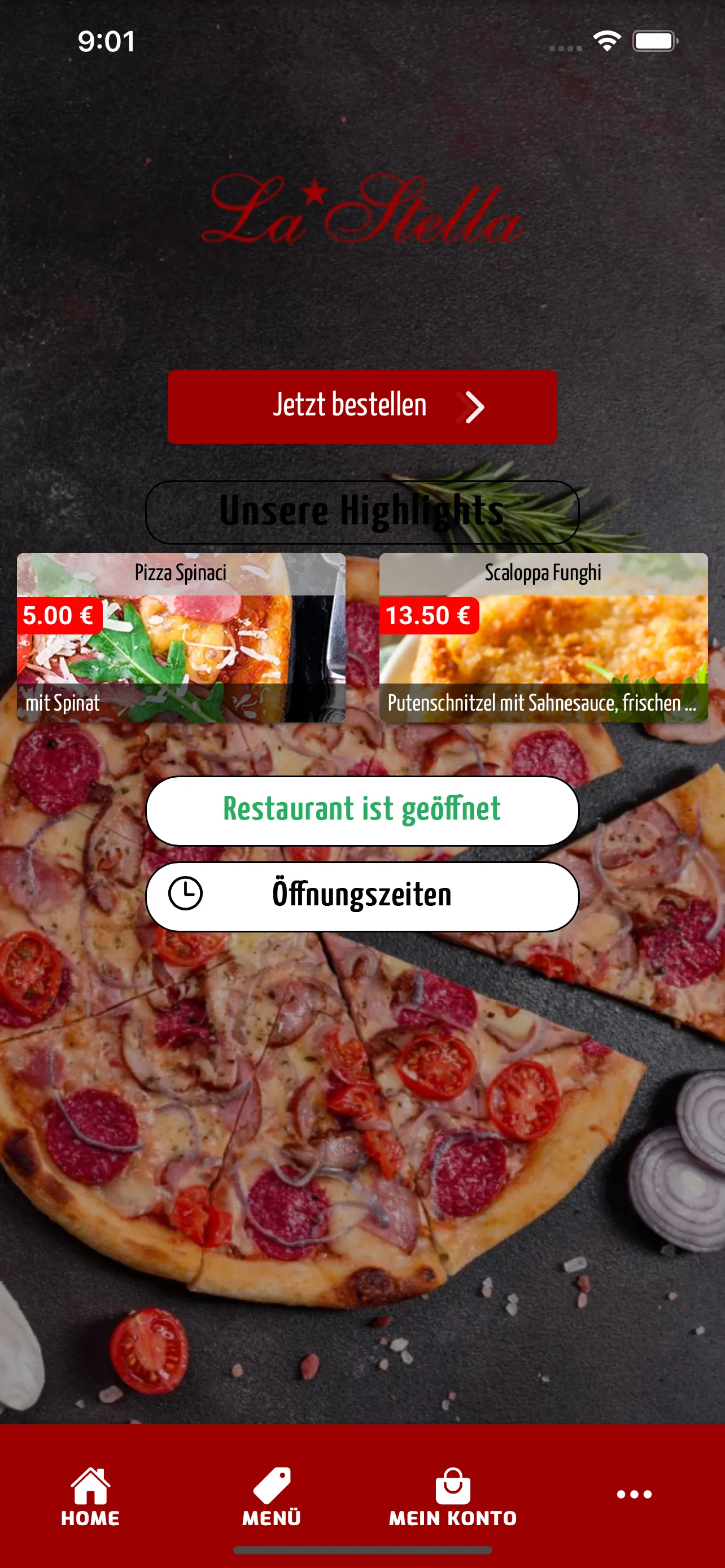 Pizzeria La Stella | Indus Appstore | Screenshot