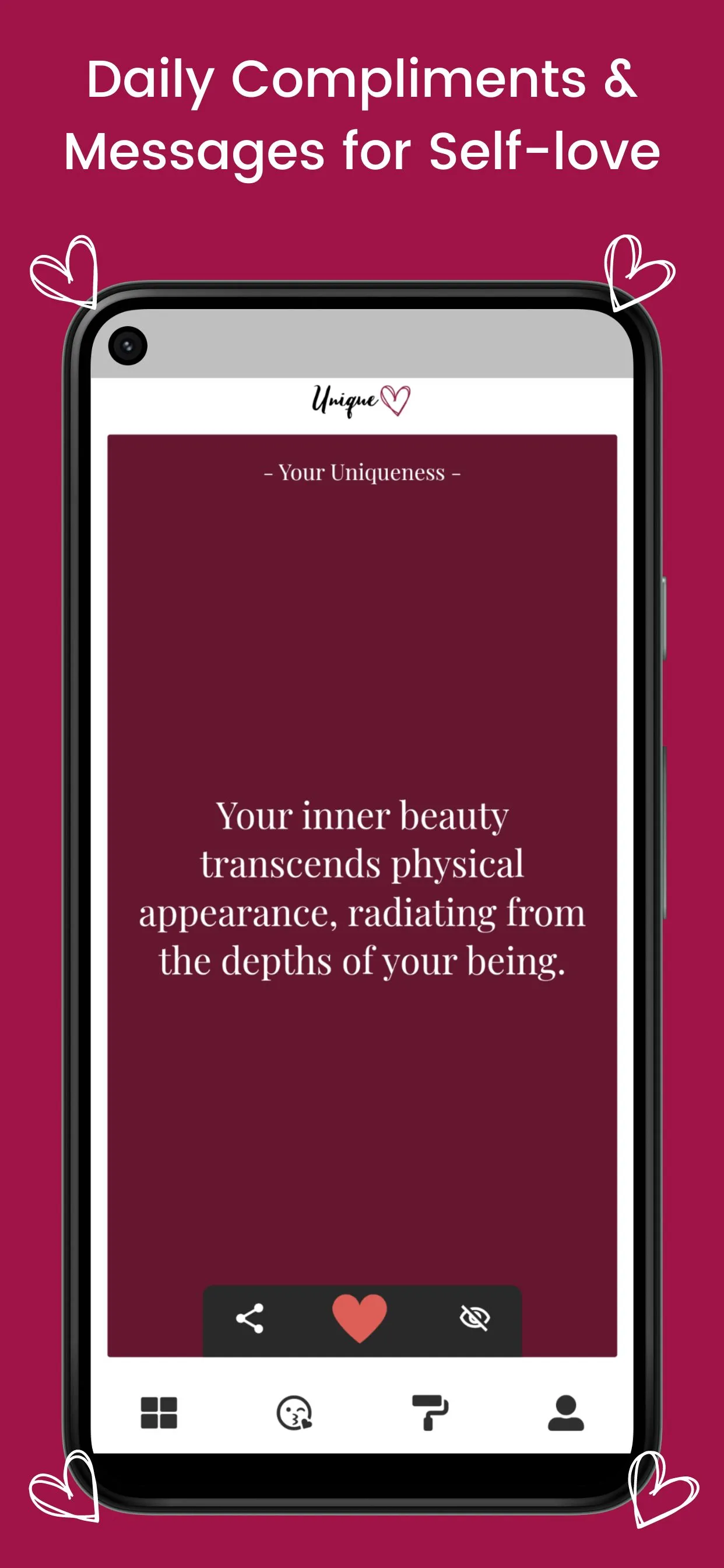 Unique - Self love & Self care | Indus Appstore | Screenshot