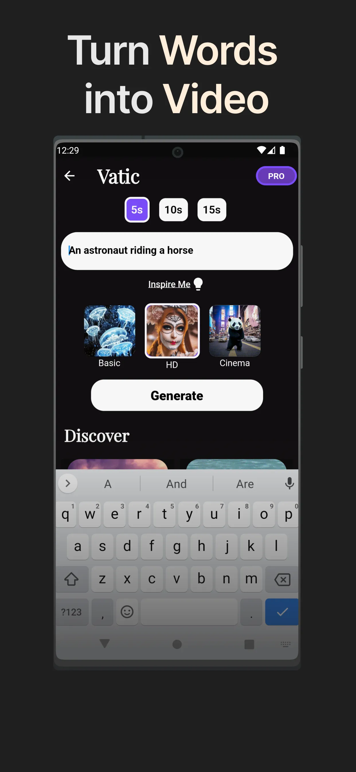 Vatic - AI Video Generator | Indus Appstore | Screenshot