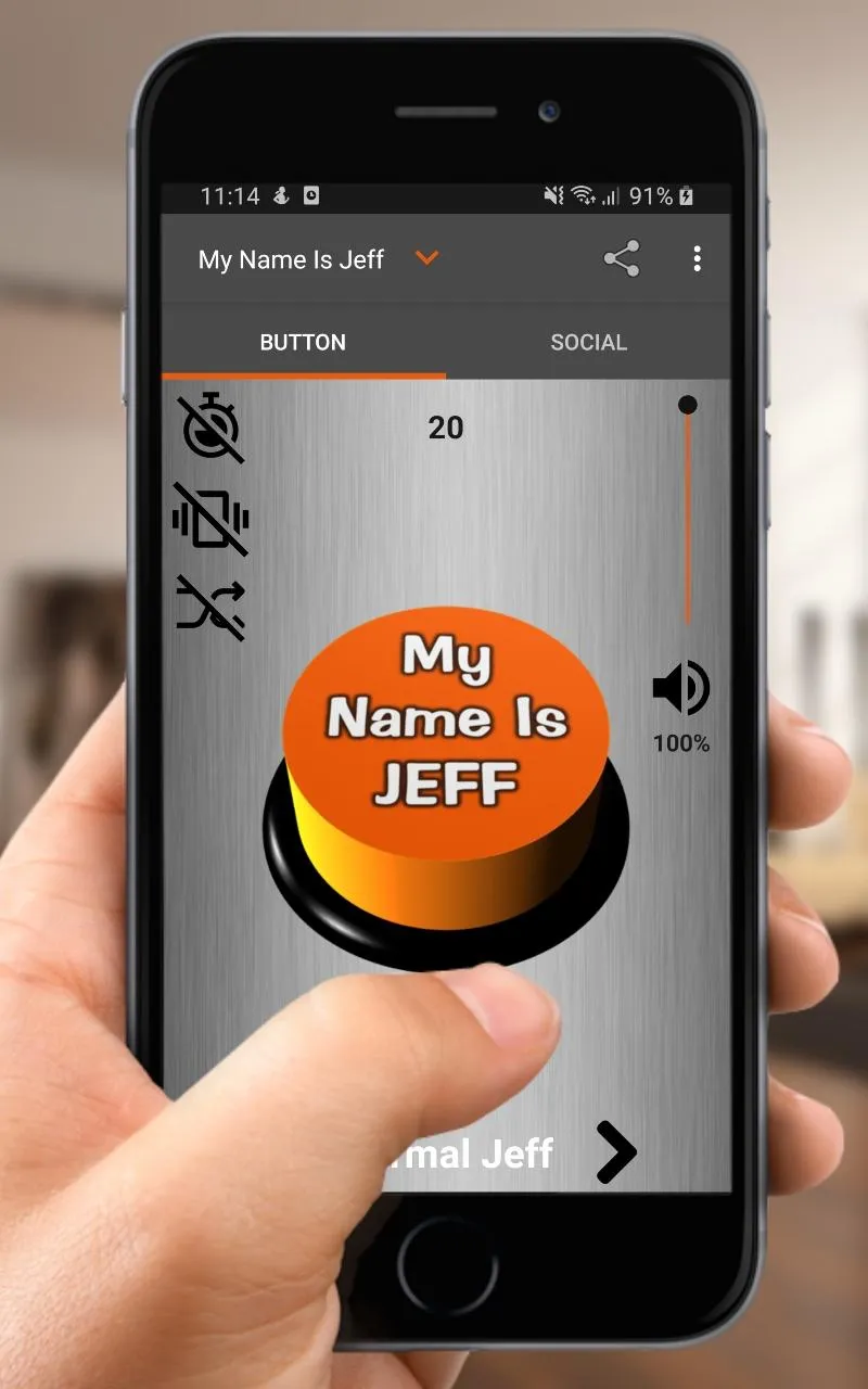 My Name Is Jeff Sound Button | Indus Appstore | Screenshot