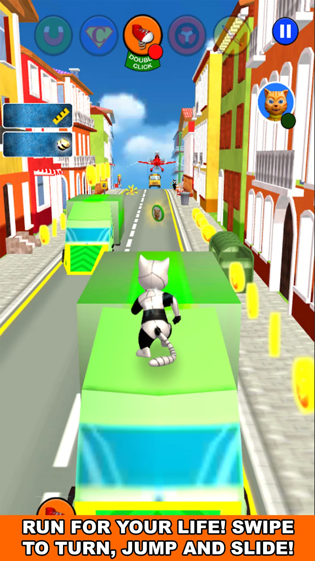 Super Hero Cat Run | Indus Appstore | Screenshot