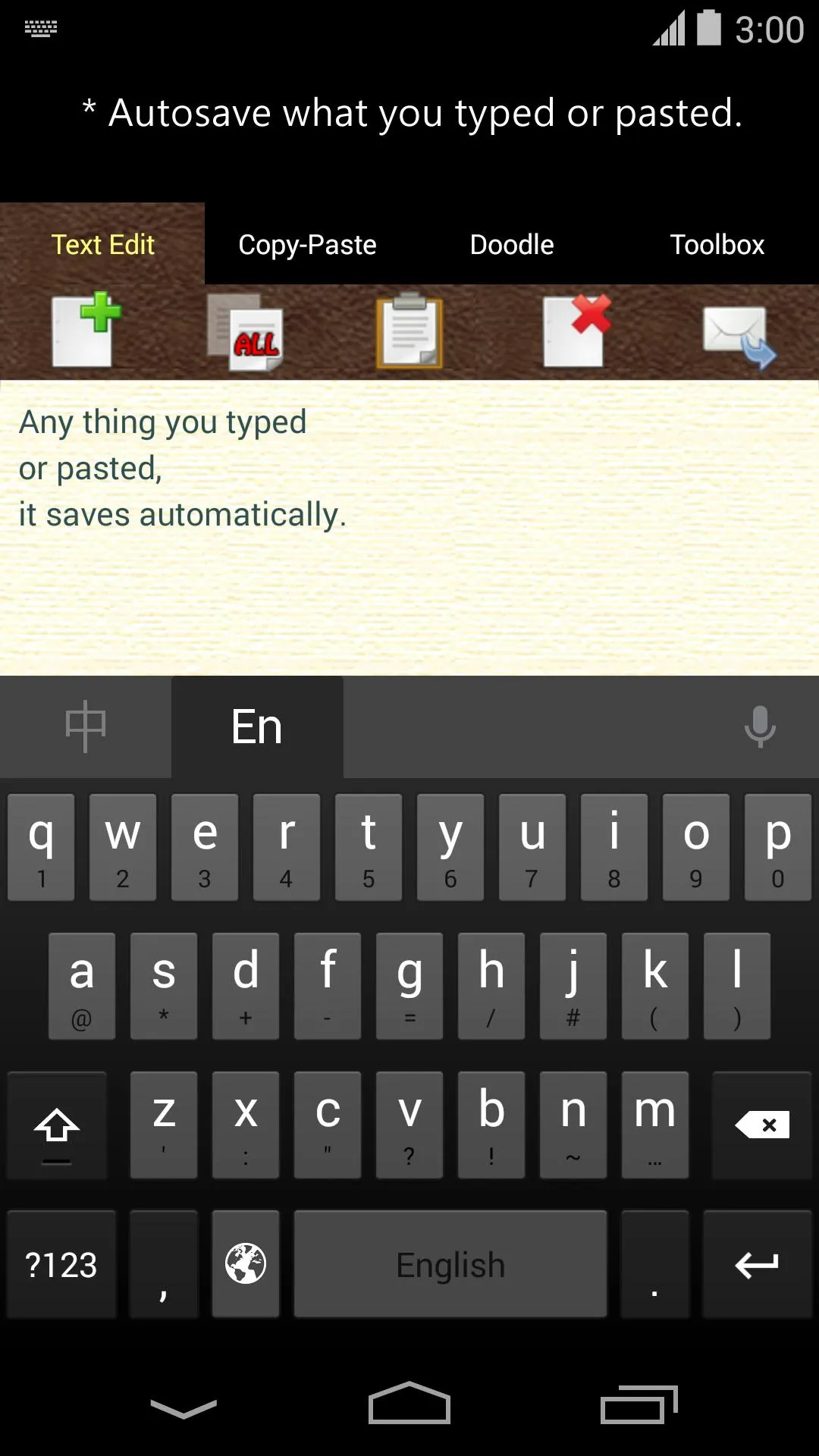 Just Notepad for Android | Indus Appstore | Screenshot