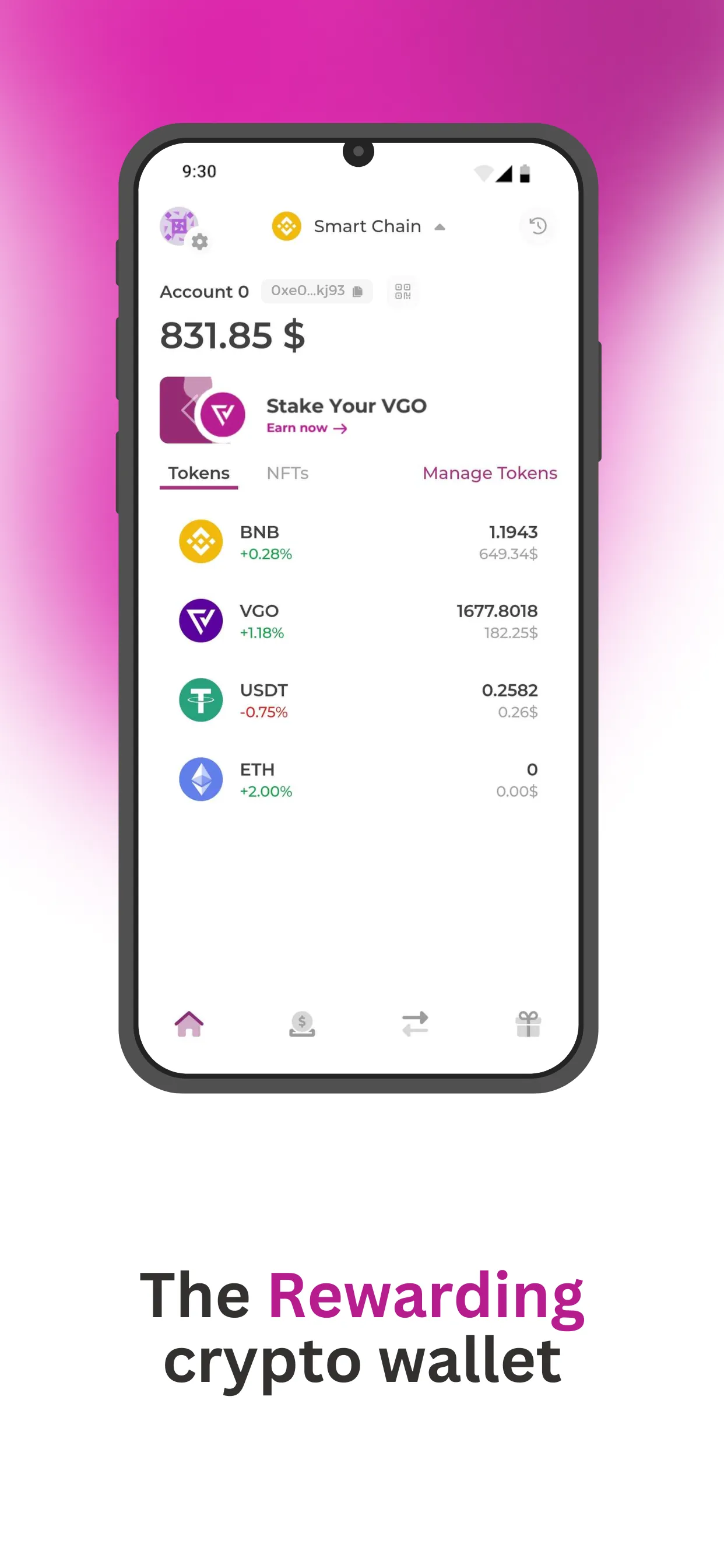 Virgo: Crypto Wallet | Indus Appstore | Screenshot