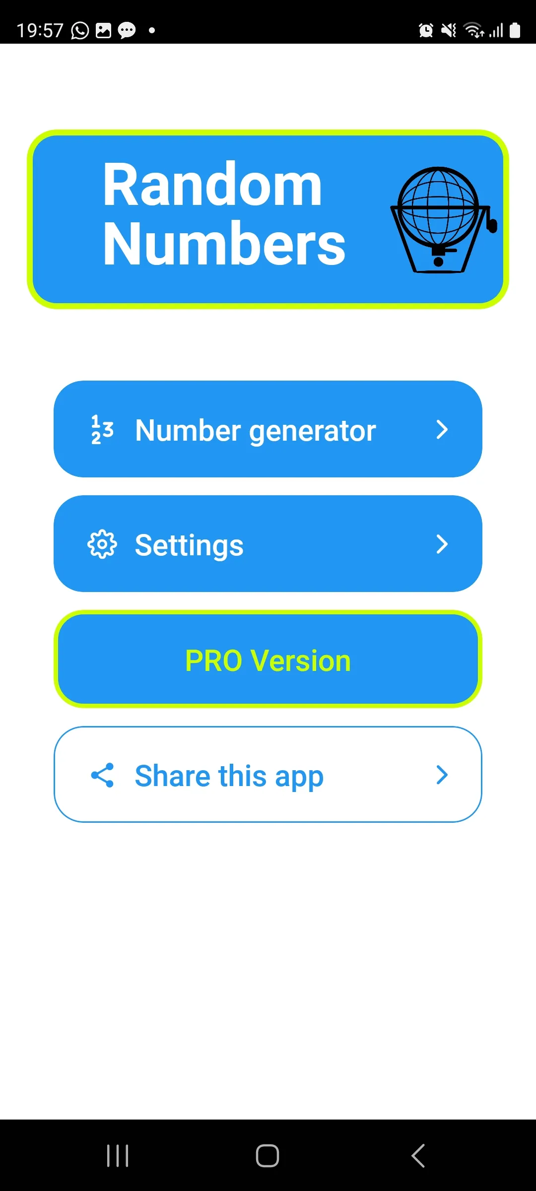 Random Number Generator | Indus Appstore | Screenshot