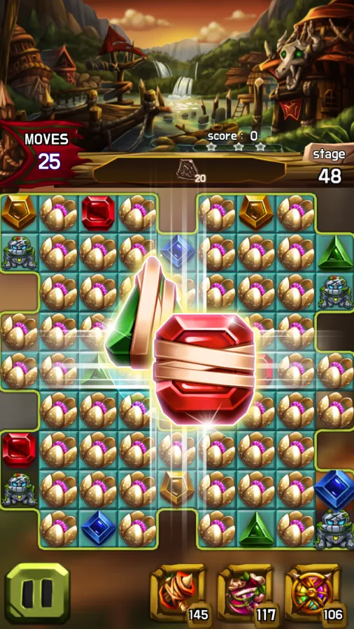 Jewel Amazon : Match 3 Puzzle | Indus Appstore | Screenshot