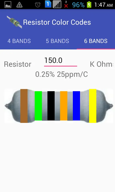 Resistor Color Codes | Indus Appstore | Screenshot