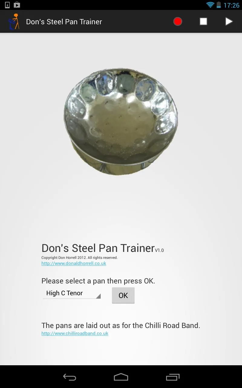 Don's Steel Pan Trainer | Indus Appstore | Screenshot