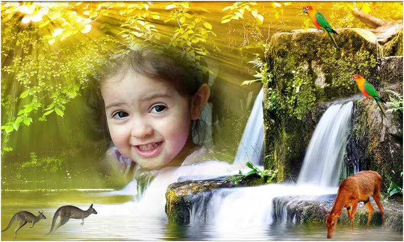 Waterfall Photo Frames | Indus Appstore | Screenshot