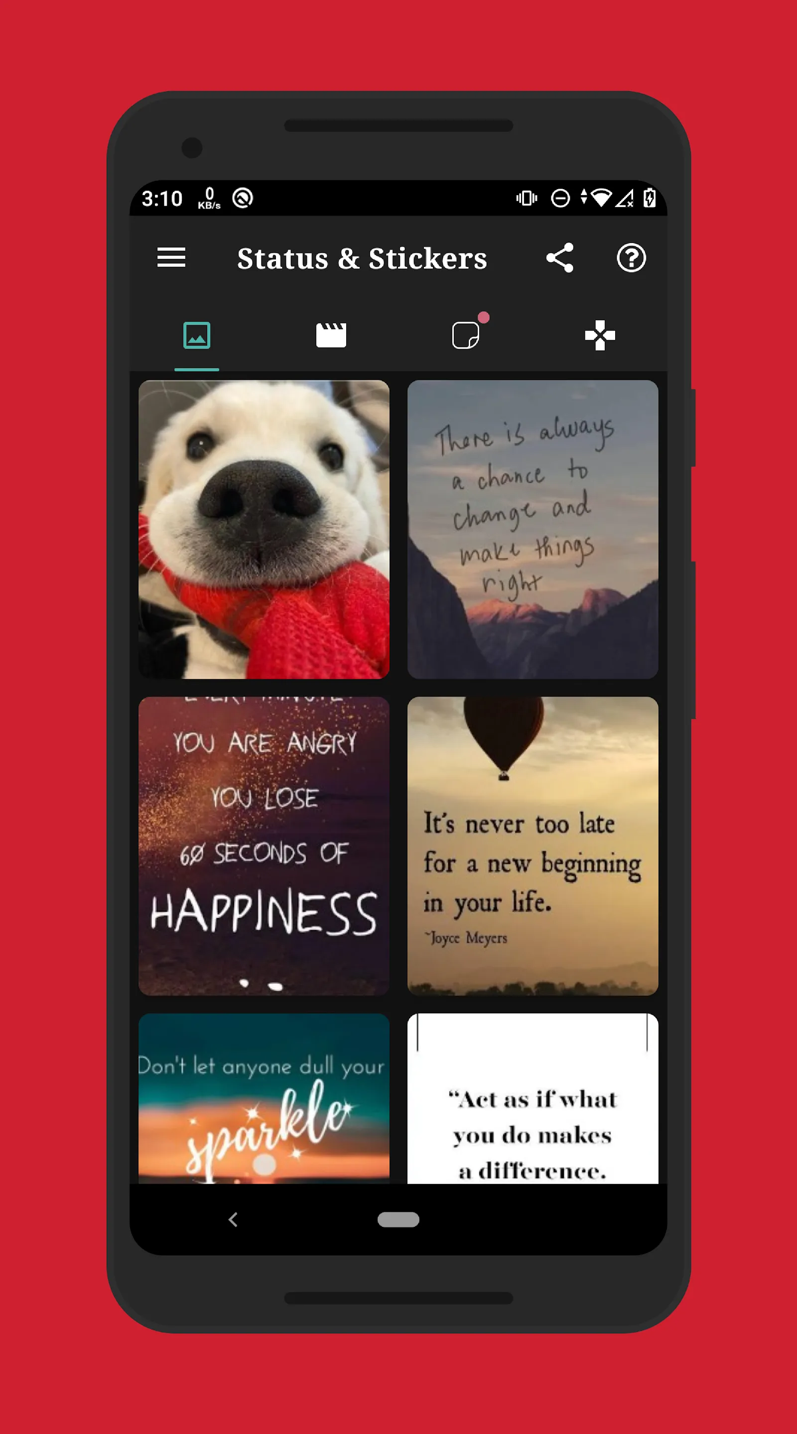 Status, Sticker Saver | Indus Appstore | Screenshot