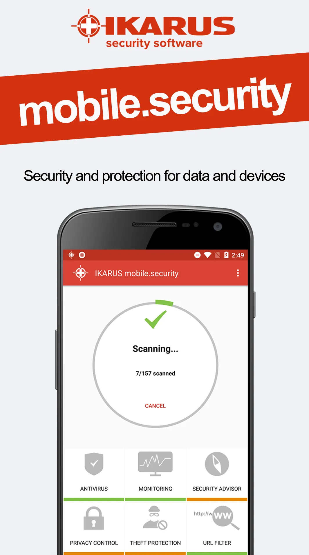 IKARUS mobile.security | Indus Appstore | Screenshot