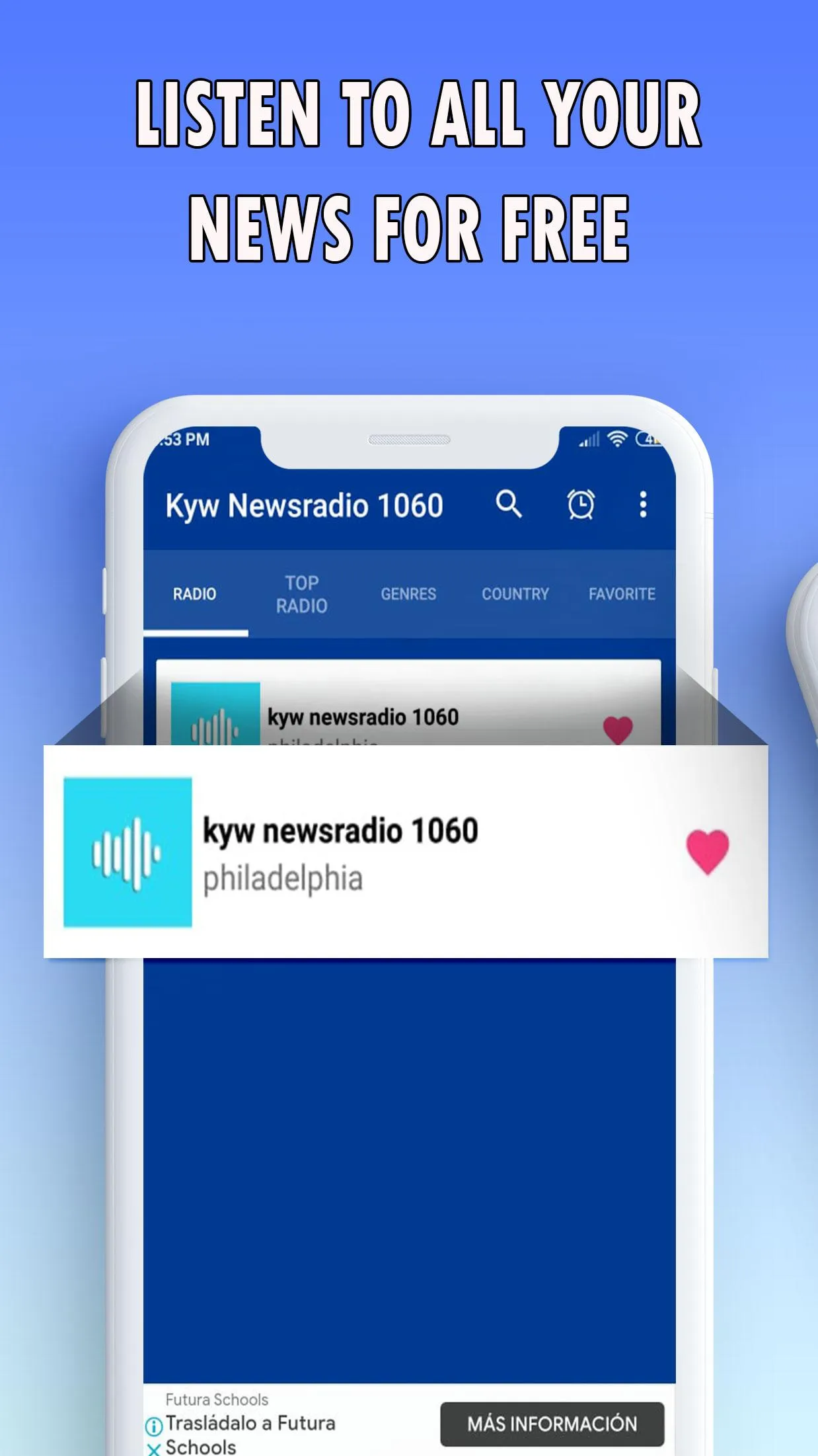 kyw newsradio 1060 philadelphi | Indus Appstore | Screenshot