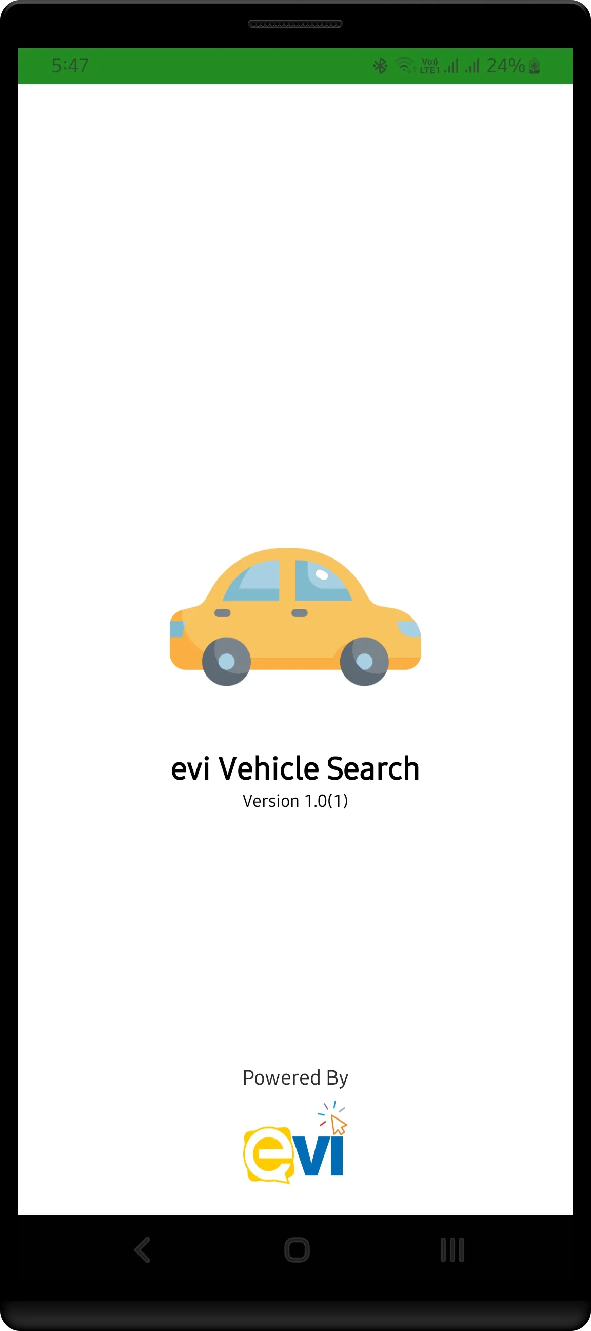 EVI Vechicle Search | Indus Appstore | Screenshot