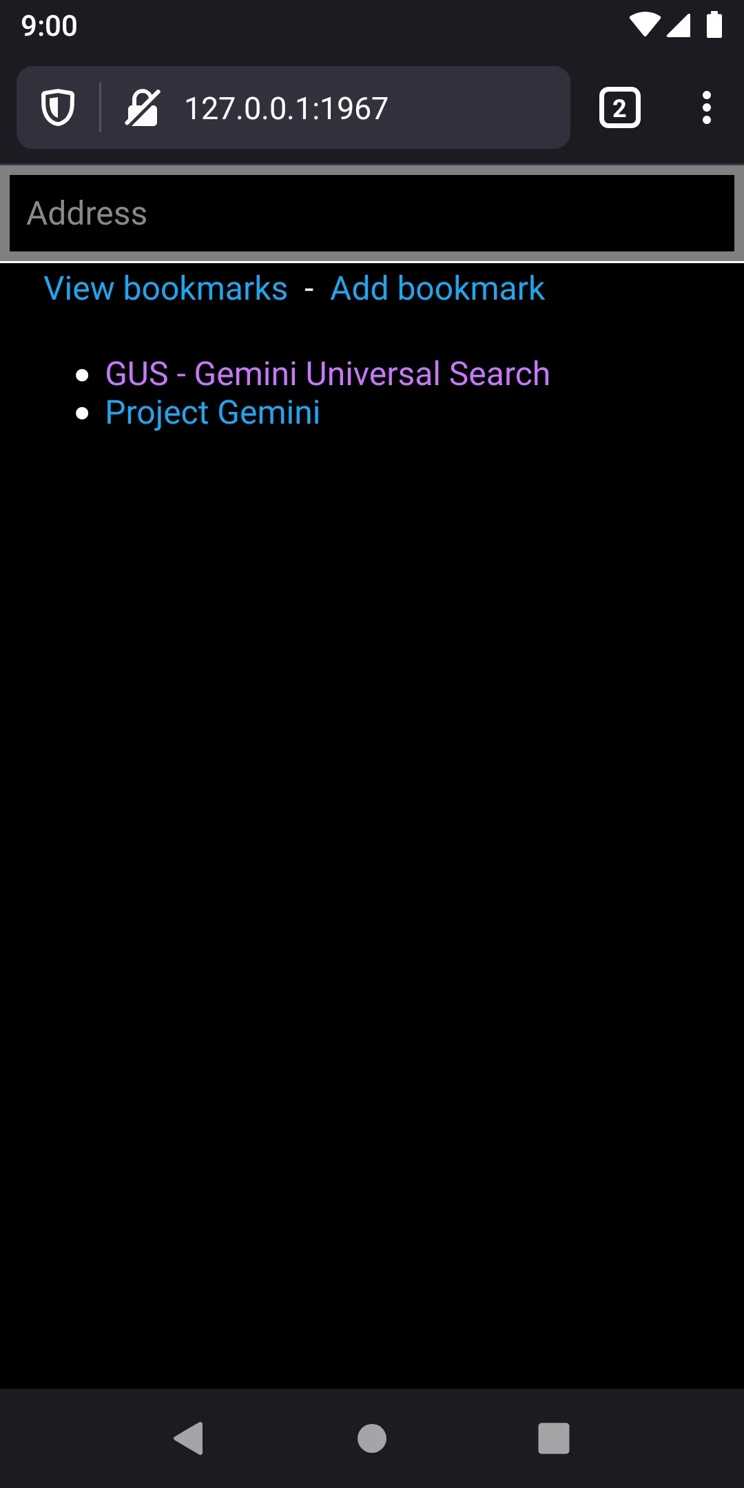 Xenia Gemini Proxy | Indus Appstore | Screenshot