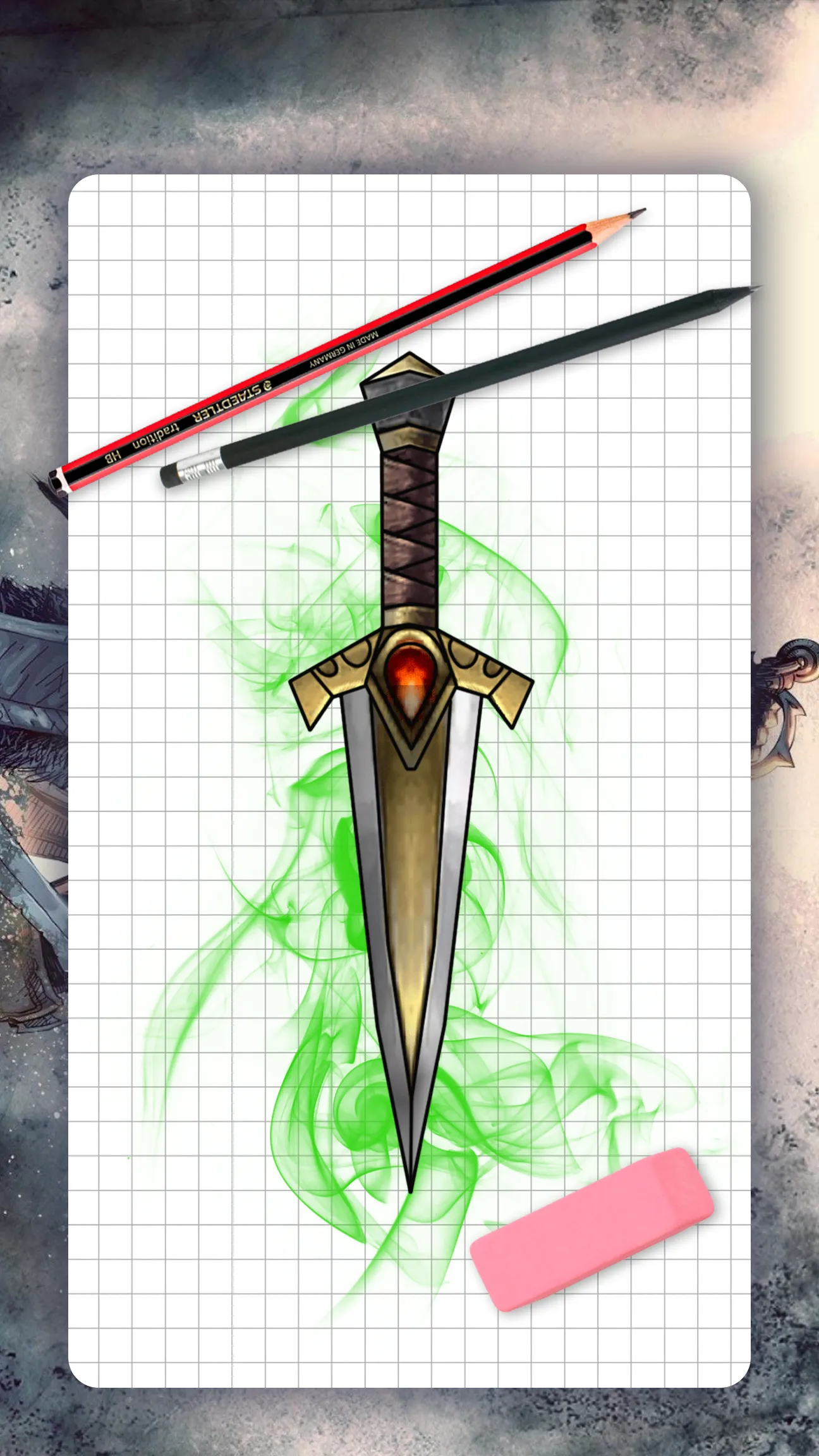 How to draw weapons. Daggers | Indus Appstore | Screenshot