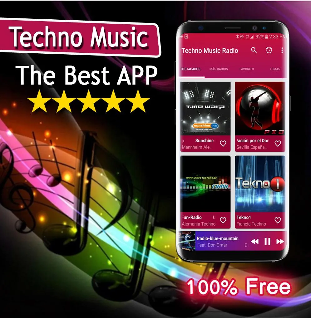 Techno Music Radio | Indus Appstore | Screenshot