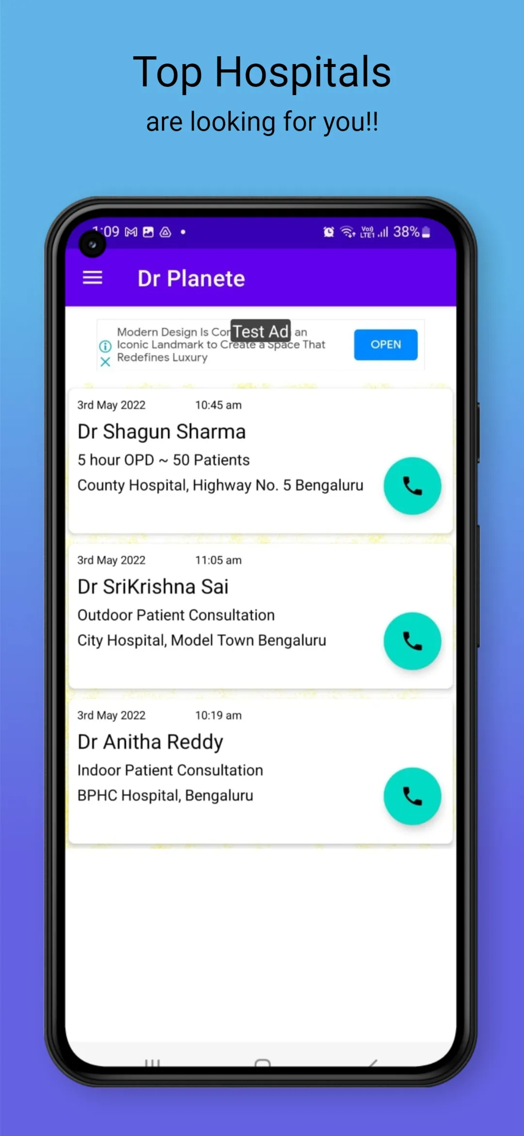 Dr Planete :Doctors, Hospitals | Indus Appstore | Screenshot