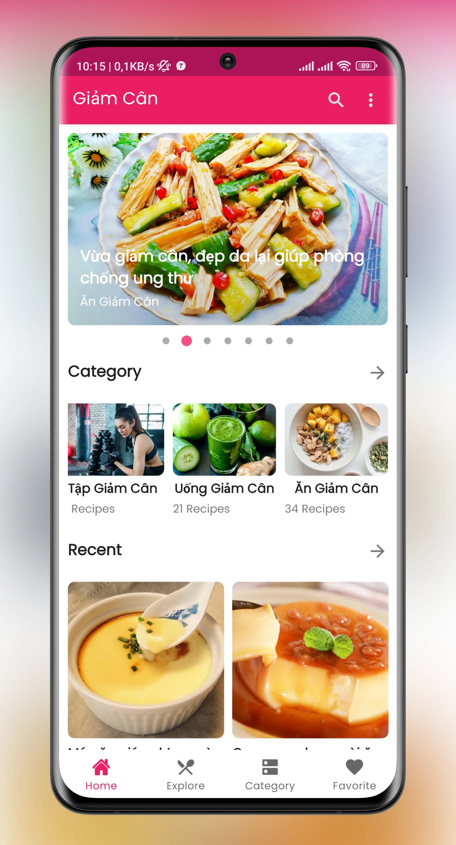 Thực đơn giảm cân eat clean | Indus Appstore | Screenshot