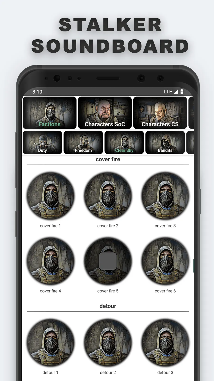 Stalker Soundboard | Indus Appstore | Screenshot