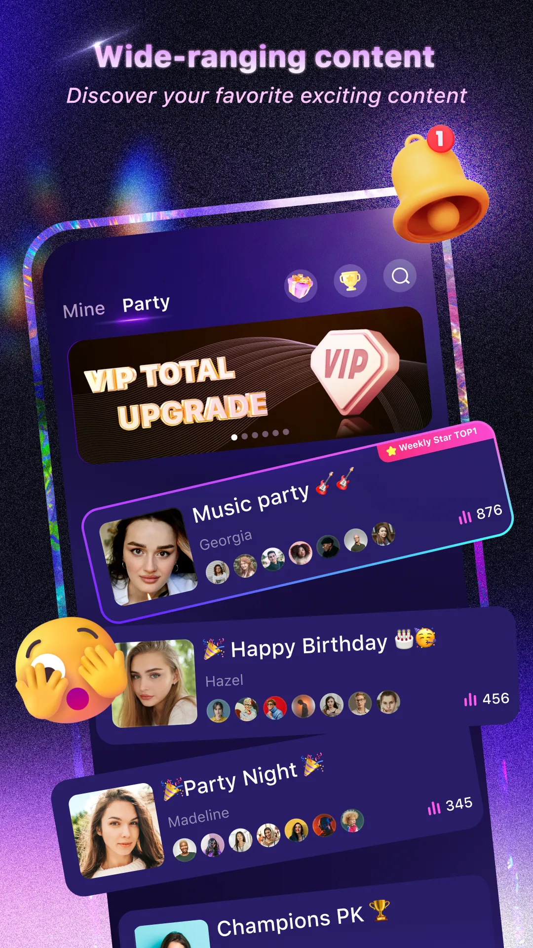 Xena - Group Voice Party | Indus Appstore | Screenshot