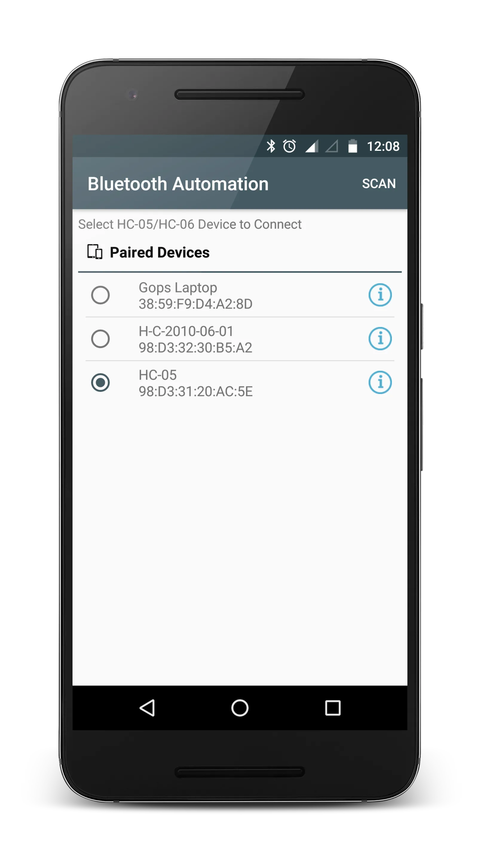 Bluetooth Automation HC-05 | Indus Appstore | Screenshot