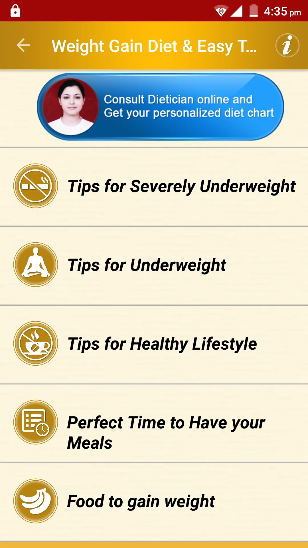 Weight Gain Diet Plan & Foods | Indus Appstore | Screenshot