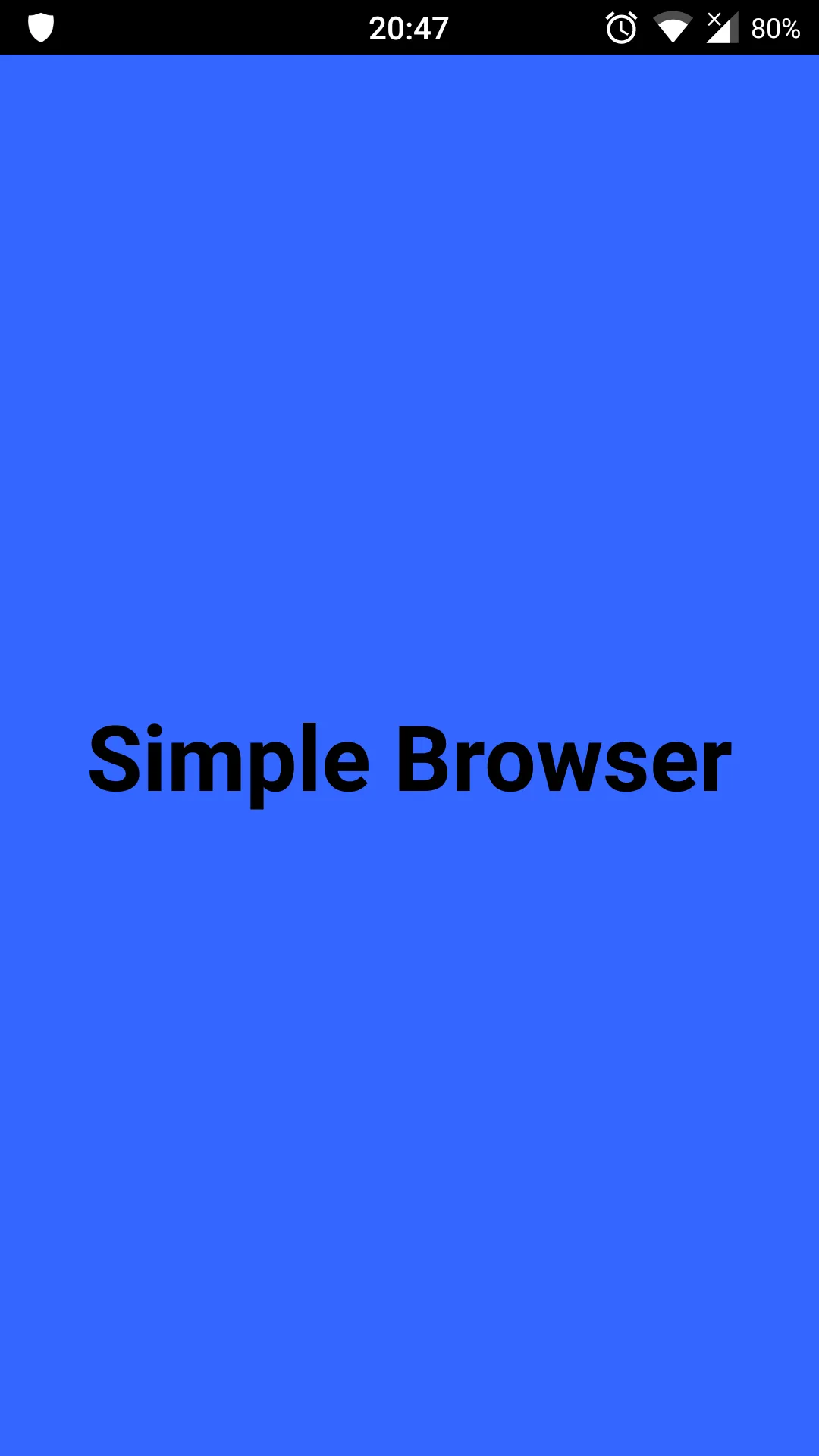 Simple Private Browser | Indus Appstore | Screenshot