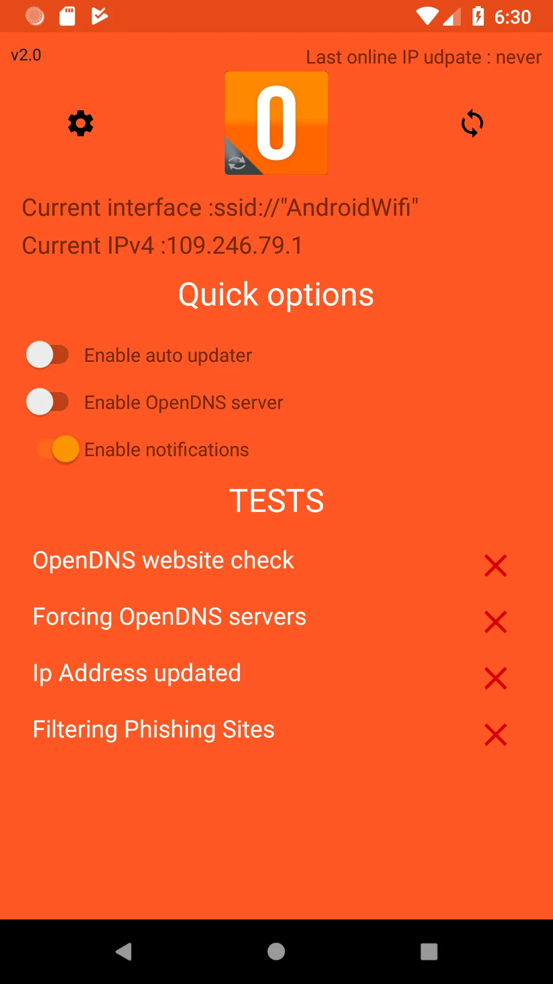 OpenDNS Updater | Indus Appstore | Screenshot