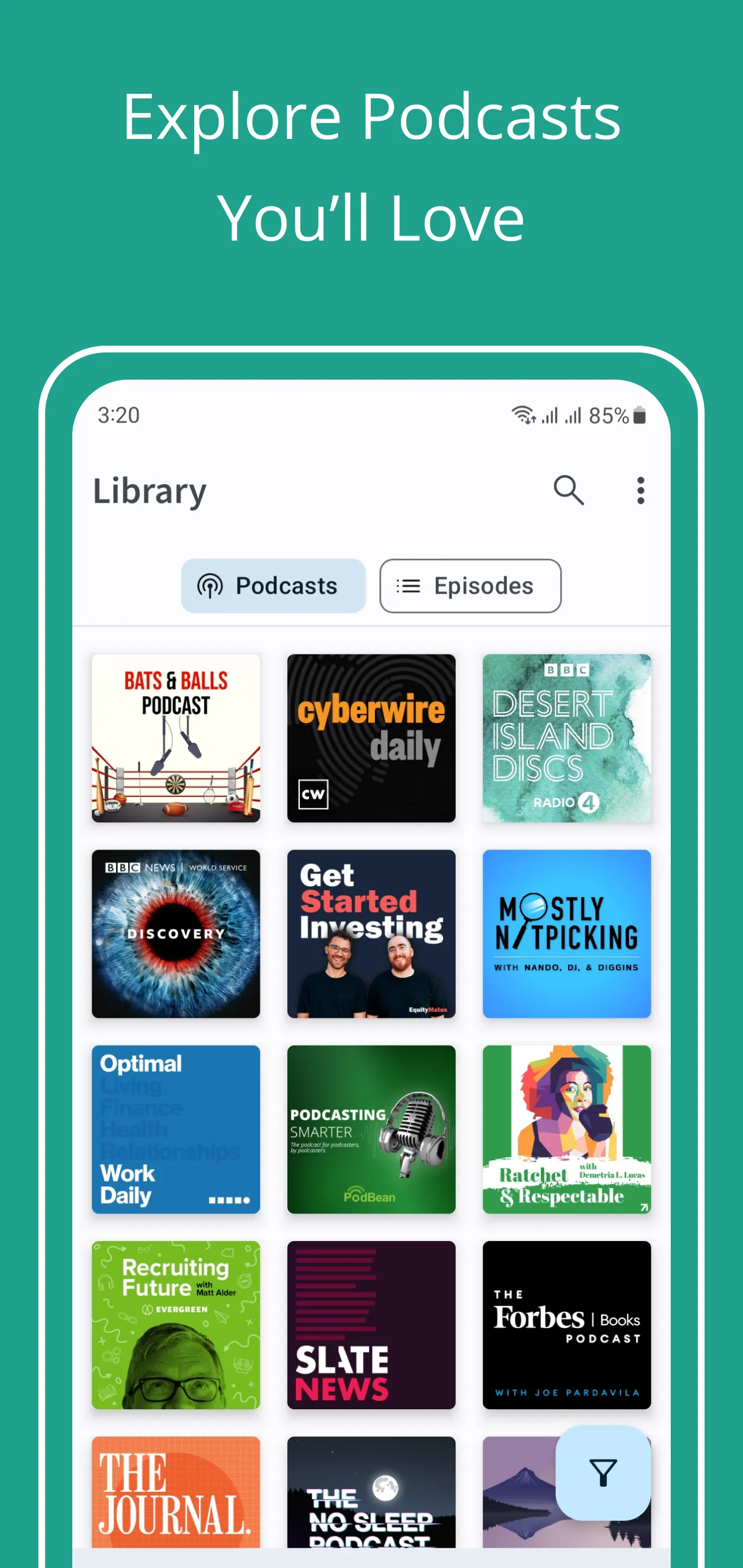 Aurelian Audio Podcast Player | Indus Appstore | Screenshot