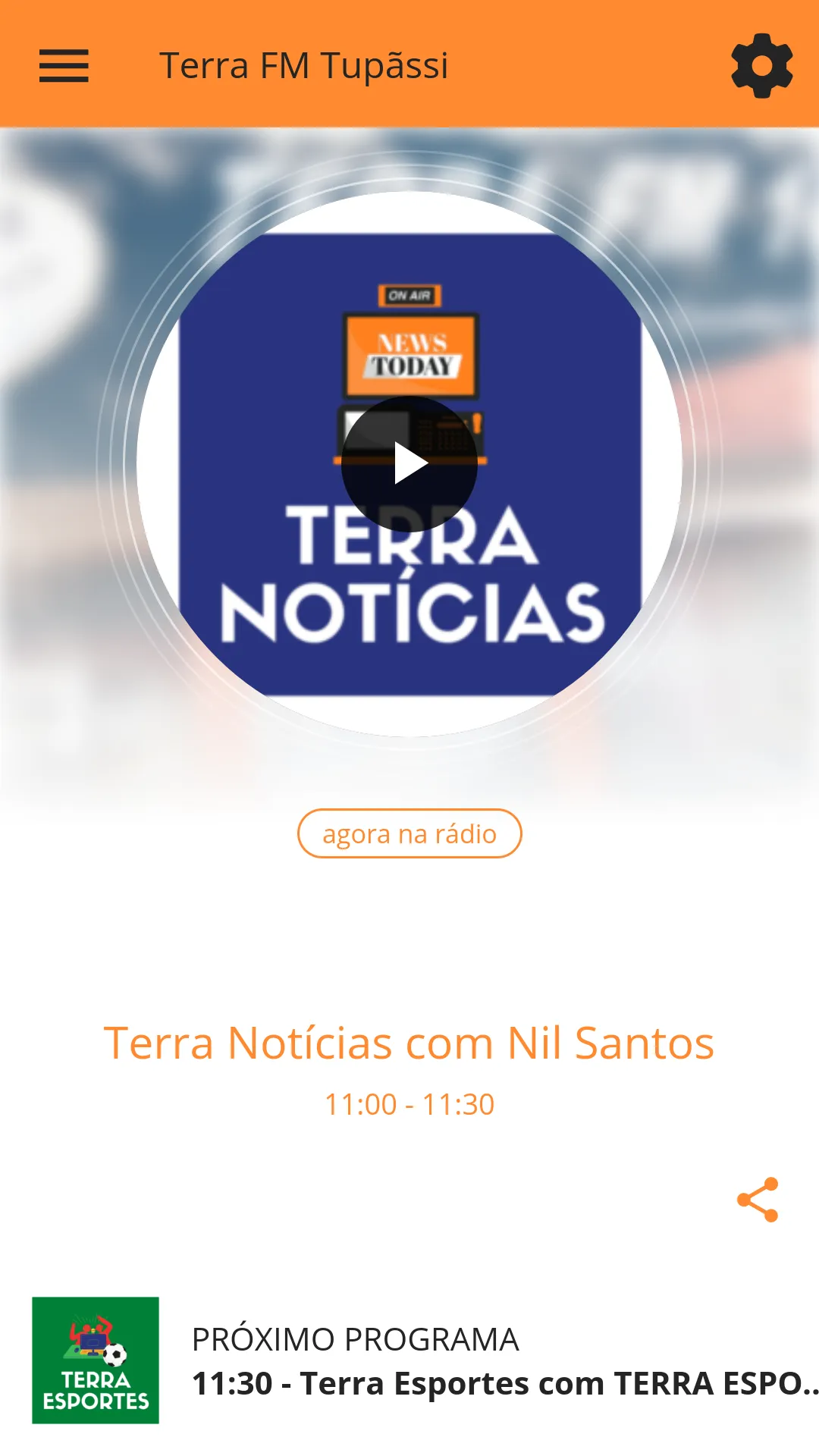 Terra FM Tupãssi | Indus Appstore | Screenshot