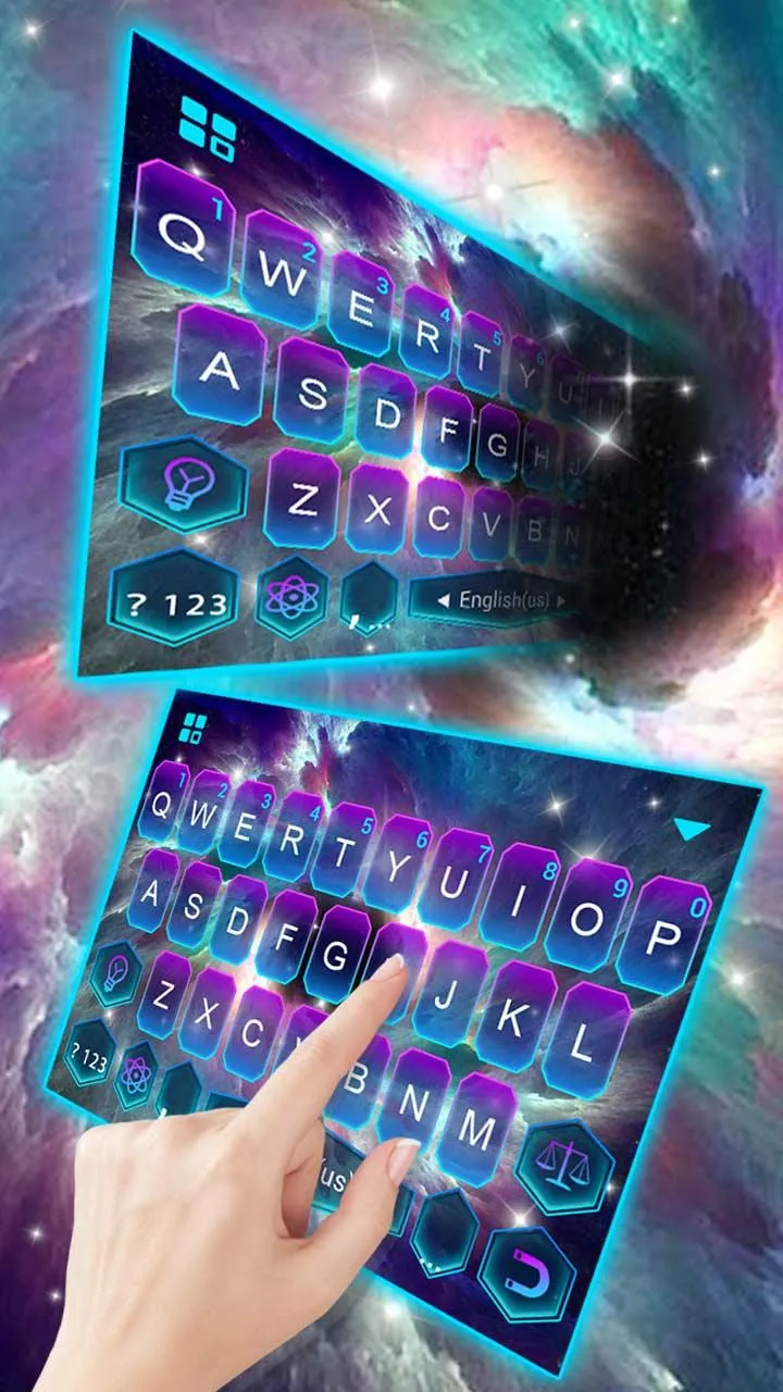 Galaxy Black Hole Keyboard The | Indus Appstore | Screenshot