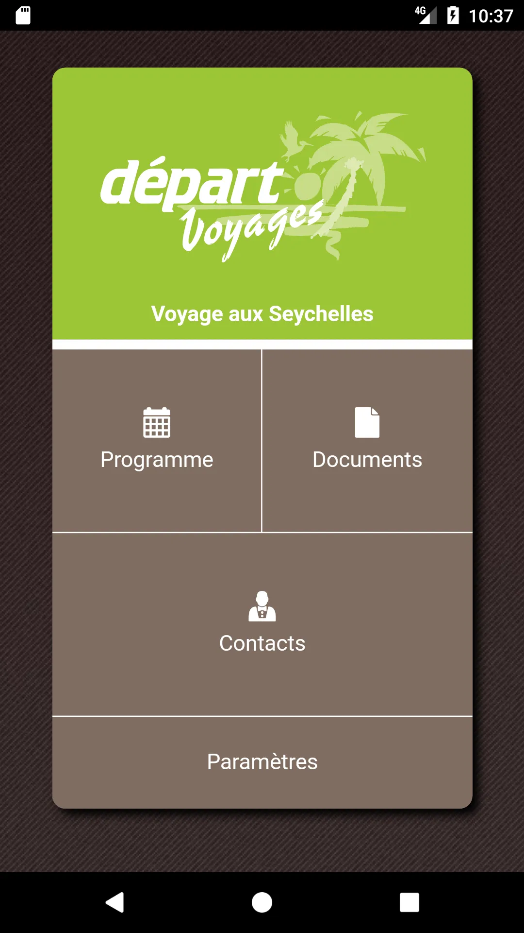 Départ Voyages | Indus Appstore | Screenshot