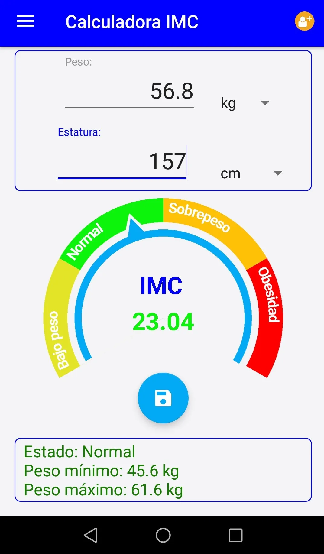 BMI Calculator | Indus Appstore | Screenshot