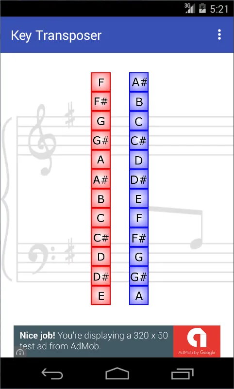 Key Transposer | Indus Appstore | Screenshot