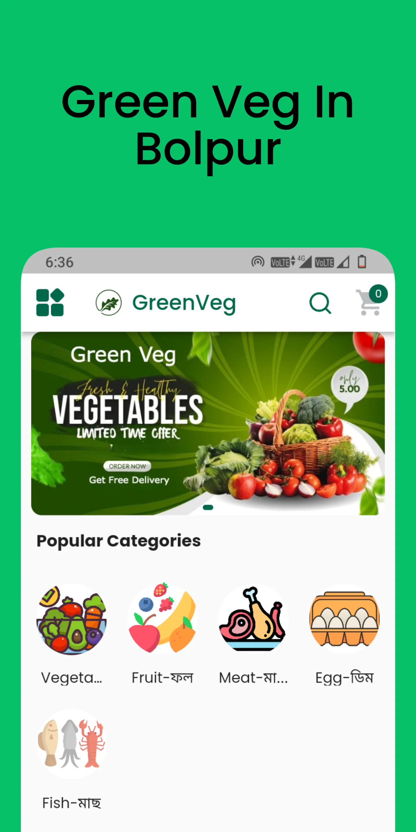 Green Veg - Vegetable Delivery | Indus Appstore | Screenshot