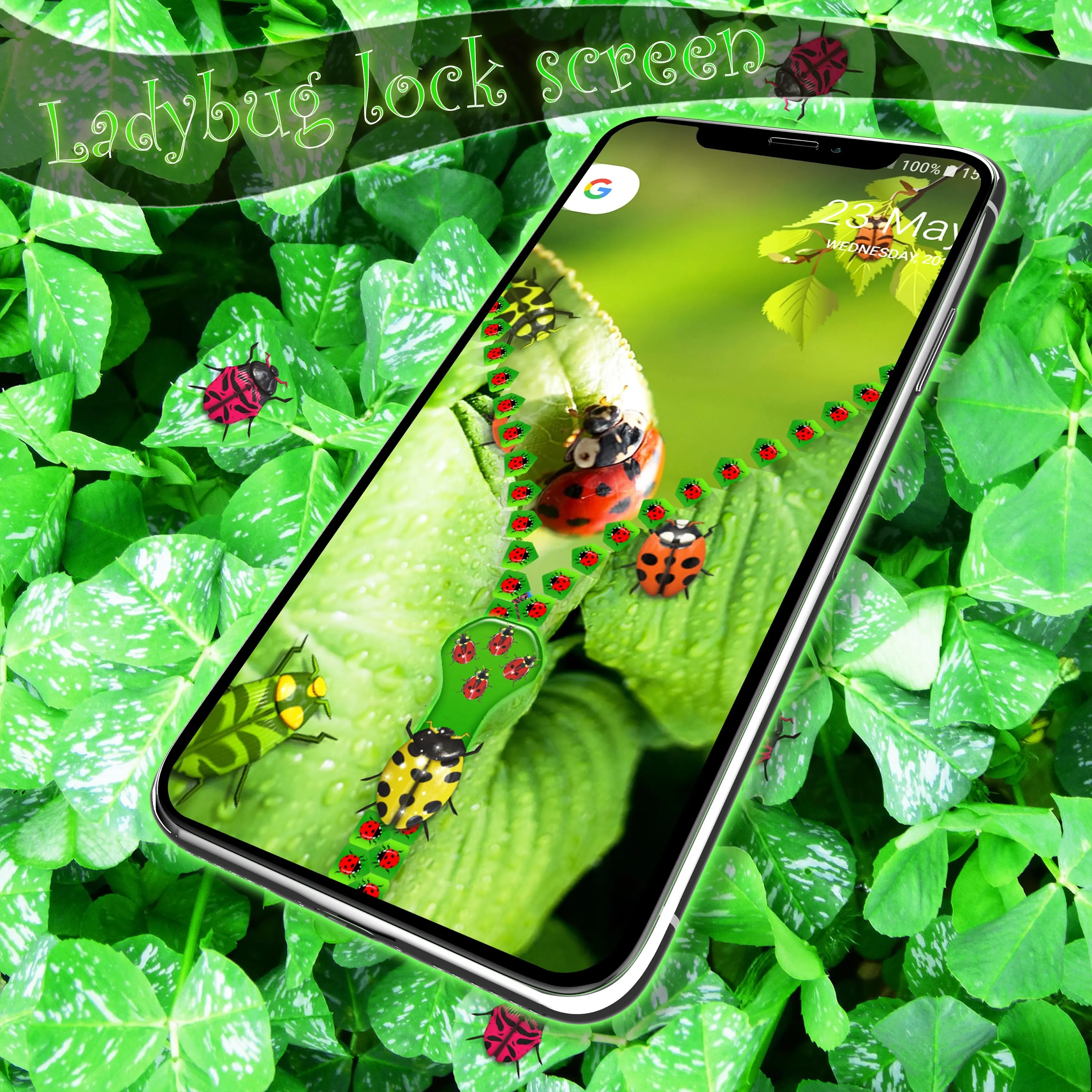 Ladybug lock screen | Indus Appstore | Screenshot