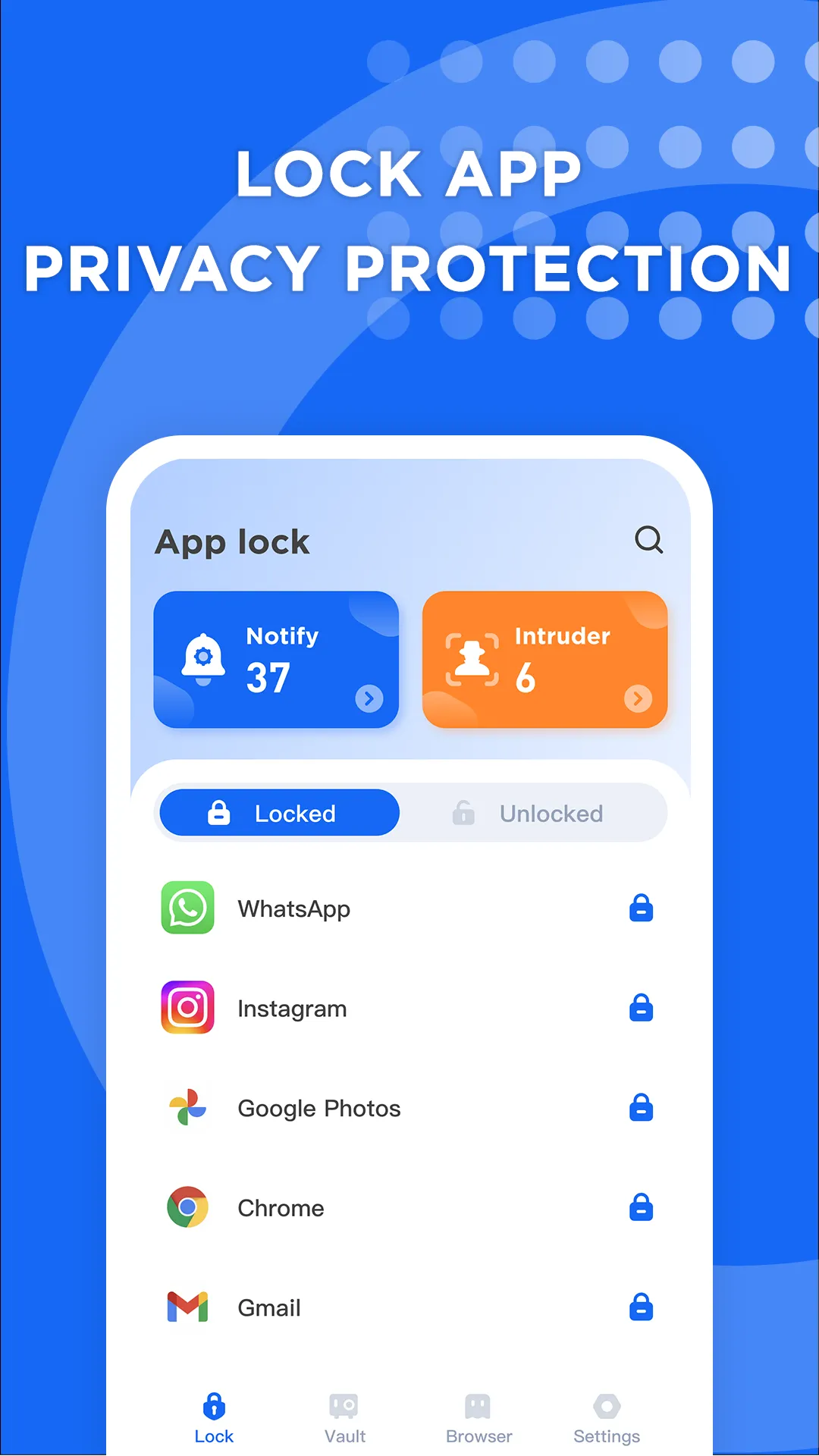 App Lock - Lock & Unlock Apps | Indus Appstore | Screenshot