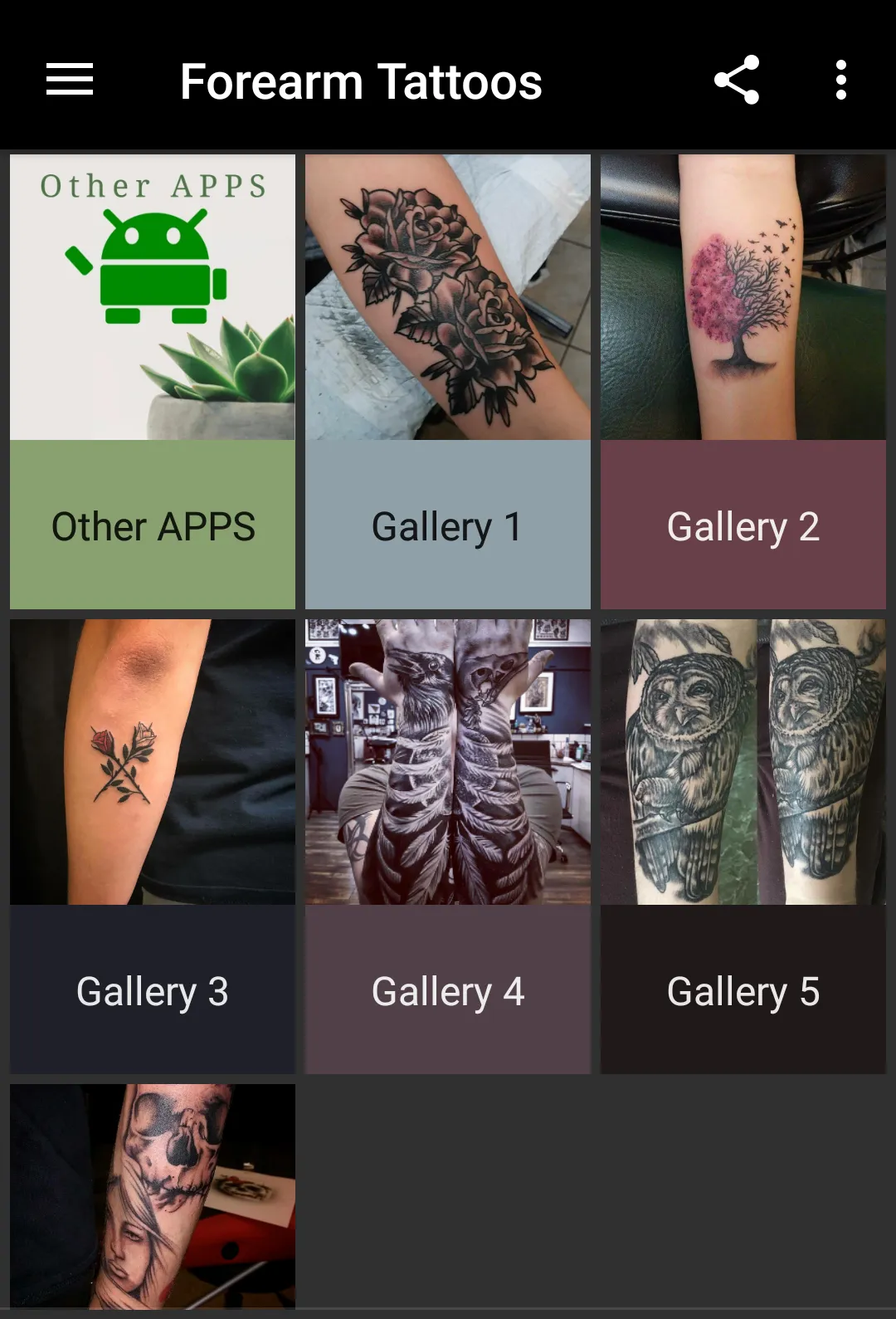 Forearm Tattoos | Indus Appstore | Screenshot