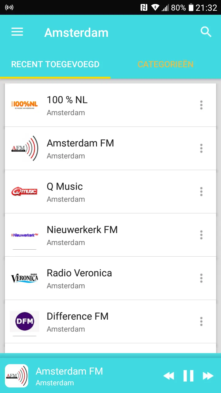 Radio Amsterdam | Indus Appstore | Screenshot