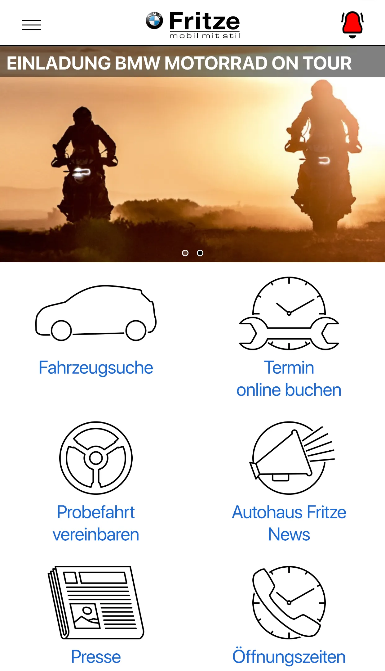 Autohaus Fritze GmbH & Co. KG | Indus Appstore | Screenshot