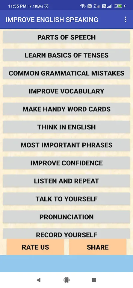 IMPROVE ENGLISH SPEAKING | Indus Appstore | Screenshot