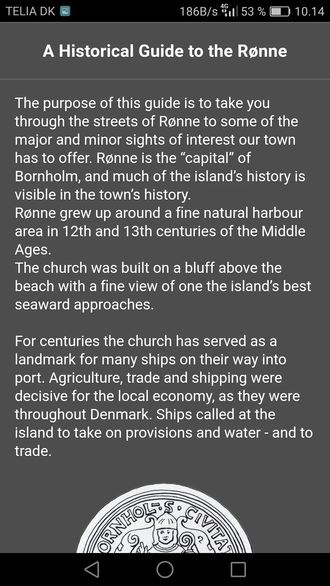 Rønne Historical Guide | Indus Appstore | Screenshot