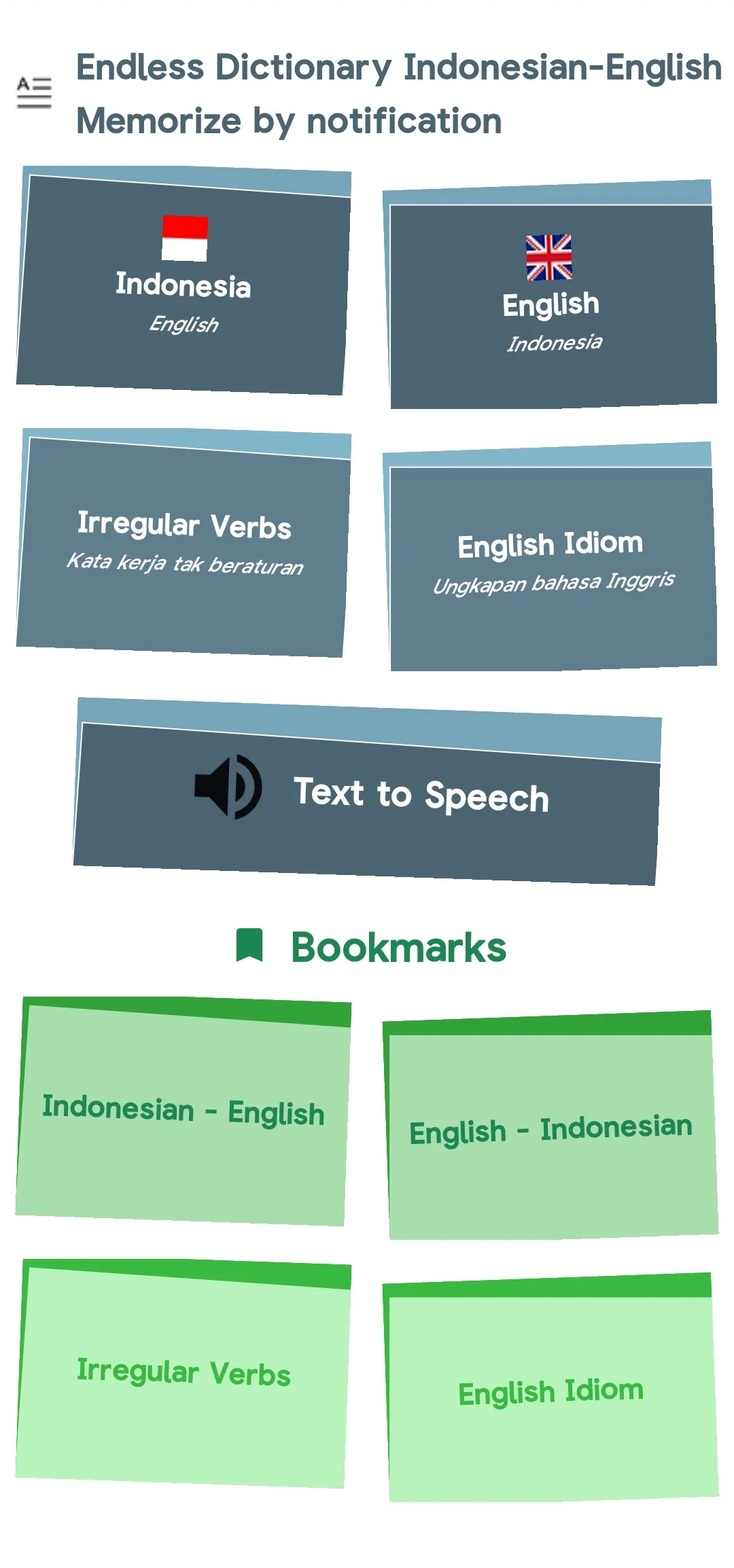 Memorize Fast English-Bahasa | Indus Appstore | Screenshot