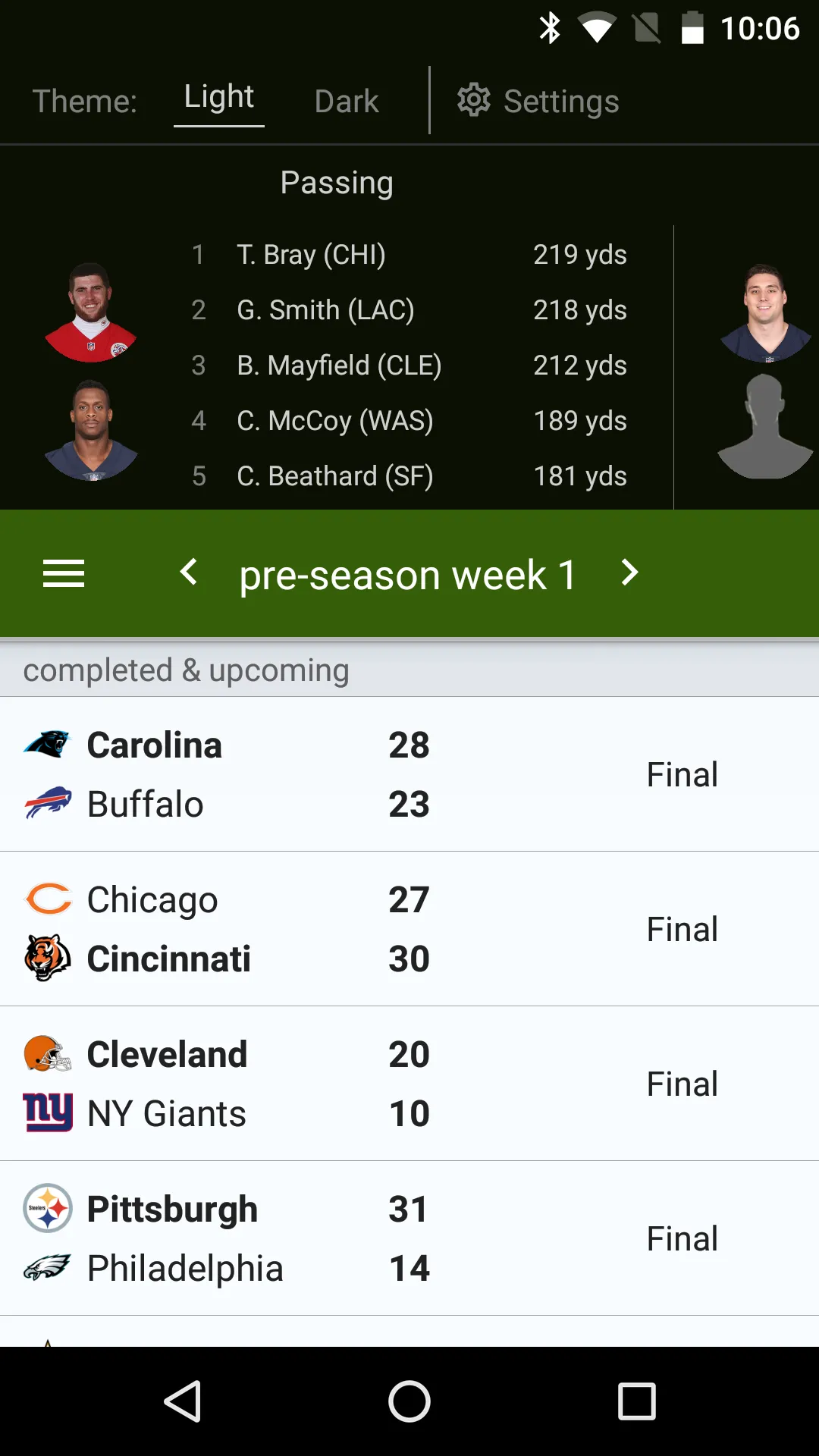 Sports Alerts - NFL edition | Indus Appstore | Screenshot