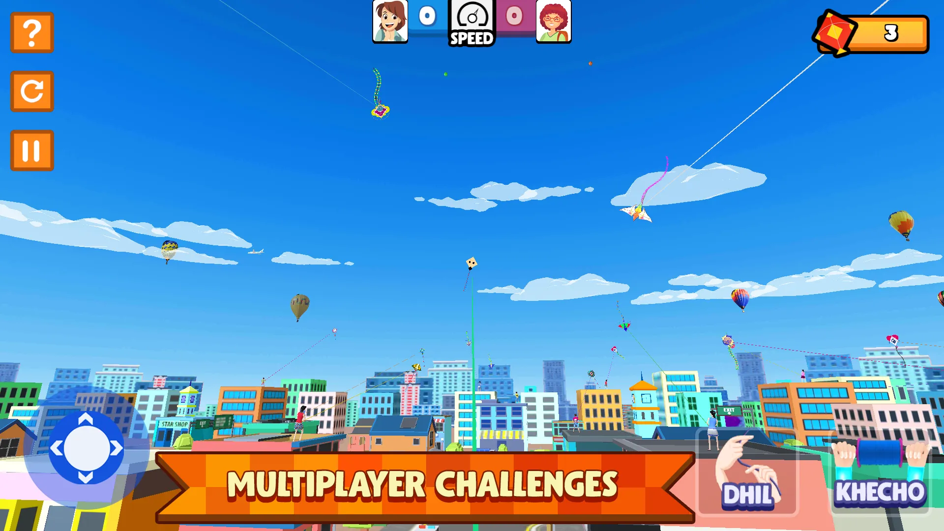 Ind Vs China Multiplayer Kite | Indus Appstore | Screenshot