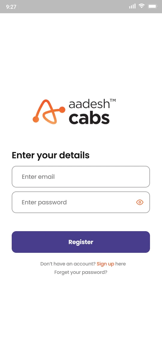 Aadesh Cabs | Indus Appstore | Screenshot